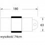 FOTEL KOSMETYCZNY BASIC 202 CZARNY