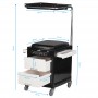 POMOCNIK - TABORET DO PEDICURE 16 PLUS BLACK/WHITE