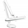 LAMPA WARSZTATOWA LED ELEGANTE 801-TL Z PODSTAWKĄ REG. NATĘŻENIE I BARWA ŚWIATŁA WHITE