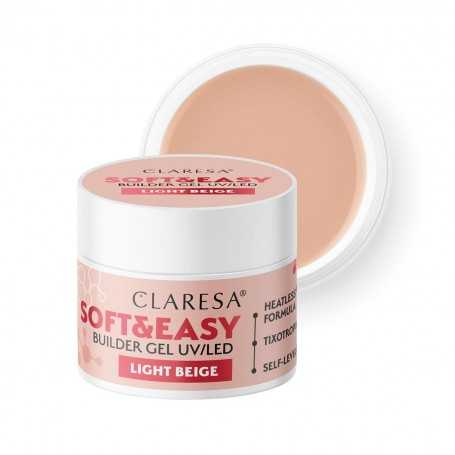 Claresa żel budujący Soft&Easy gel light beige 90g