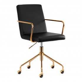 Krzesło Kosmetyczne QS-OF211G złoto czarne