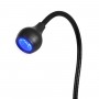 Glow Lampka UV LED Snake na biurko czarna