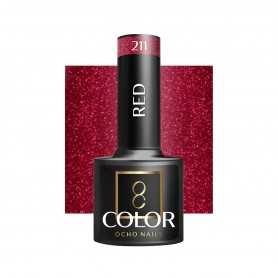 OCHO NAILS Lakier hybrydowy red 211 -5 g