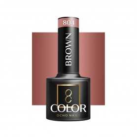 OCHO NAILS Lakier hybrydowy brown 804 -5 g