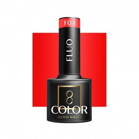 OCHO NAILS Lakier hybrydowy fluo F04 -5 g