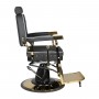 GABBIANO FOTEL BARBERSKI FILIPPO GOLD CZARNY