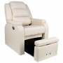 FOTEL SPA DO PEDICURE HILTON KREMOWY