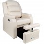 FOTEL SPA DO PEDICURE HILTON KREMOWY