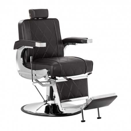 Hair System fotel barberski BM88066 brązowy