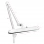 LAMPA WARSZTATOWA LED ELEGANTE 801-L Z IMADEŁKIEM REG. NATĘŻENIE ŚWIATŁA WHITE
