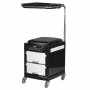 POMOCNIK - TABORET DO PEDICURE 16 PLUS BLACK/WHITE